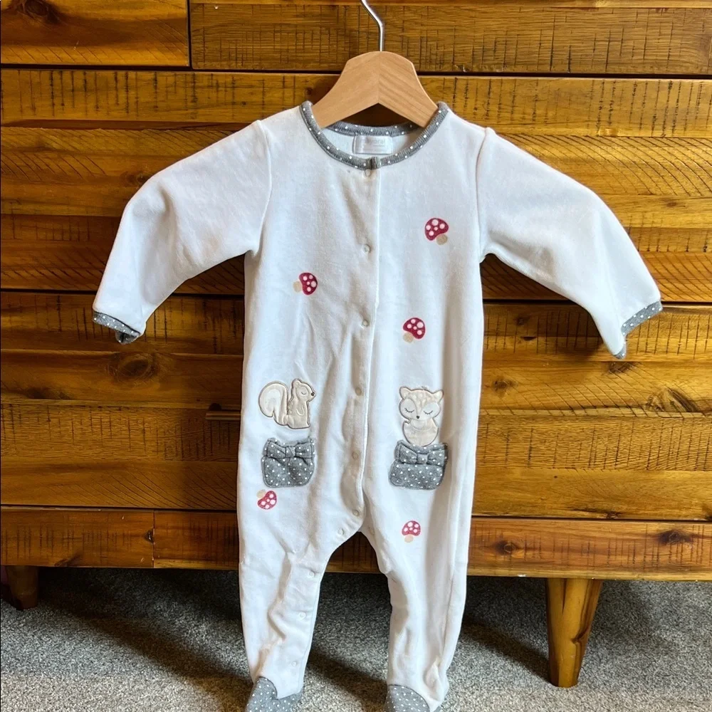 Mayoral Baby Velour Onesie
